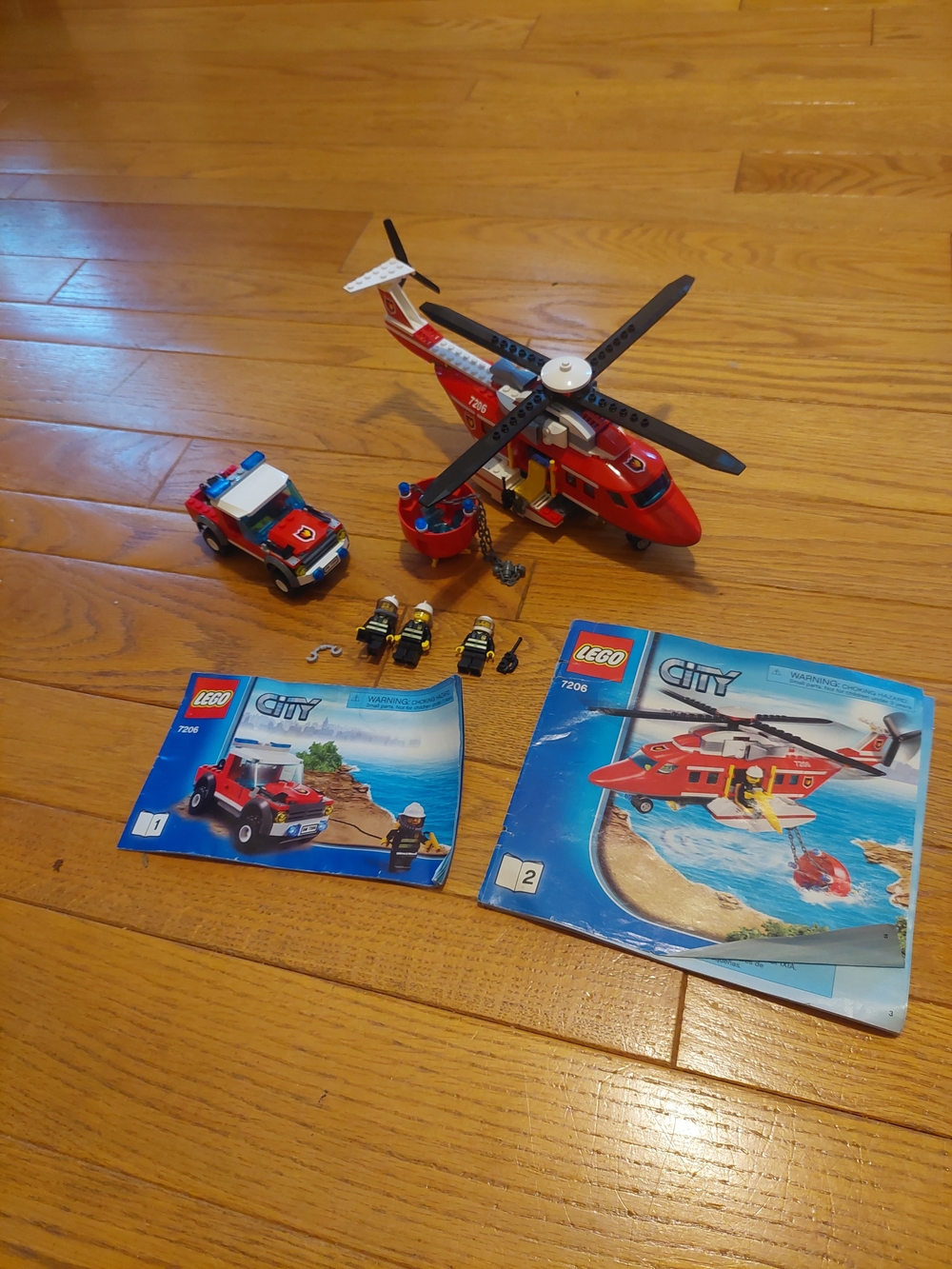 LEGO City Fire Rescue Helicopter and Rescue Vehicle Set